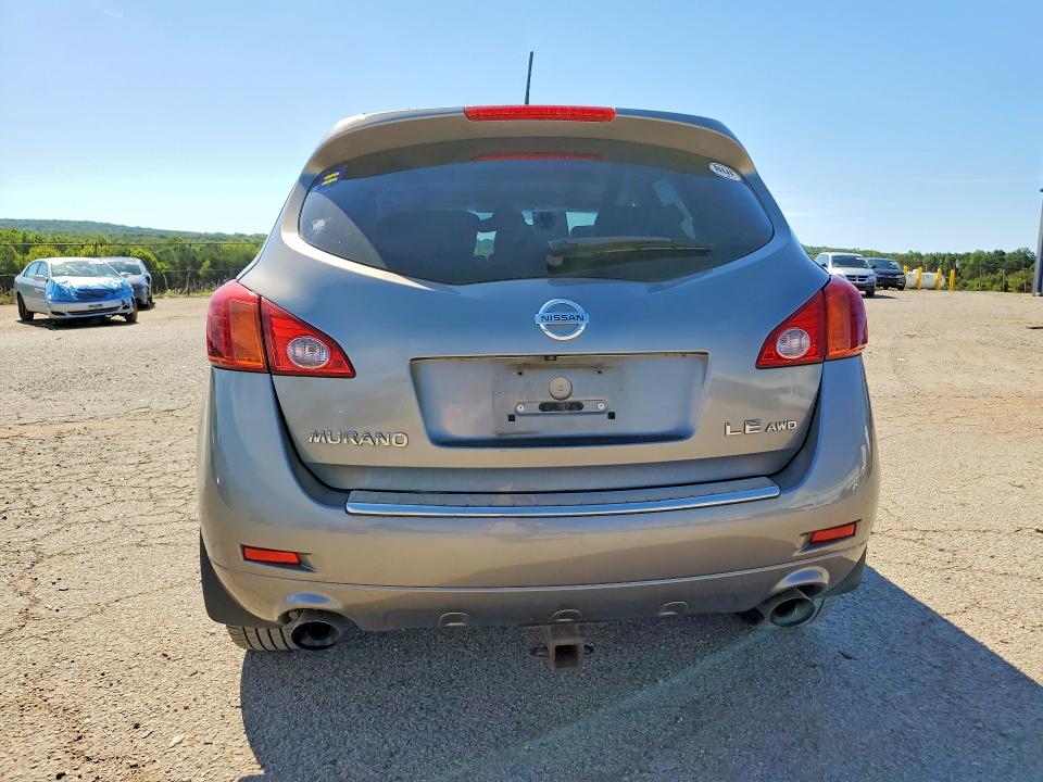 2010 Nissan Murano VIN JN8AZ1MW0AW127302 COPART salvage auction — FRONT END, VA - CERT OF TITLE - SALVAGE, sold $300 on 2026-07-10 (photo 6)