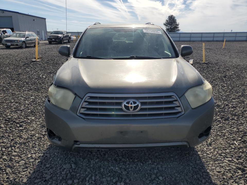 2009 Toyota Highlander VIN JTEDS41A392092678 COPART salvage auction — FRONT END, Wa - Bill Of Sale, sold $950 on 2026-07-08 (photo 5)