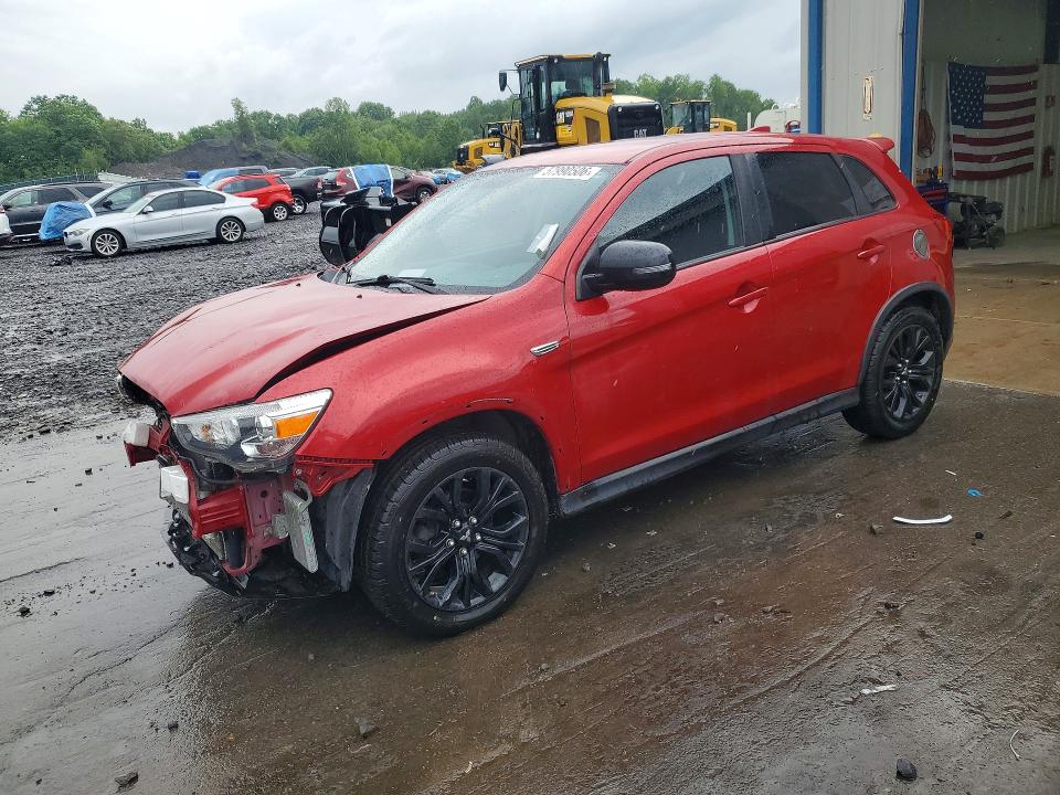 2017 Mitsubishi VIN JA4AR3AU7HZ033768 COPART salvage auction — FRONT END, Ny - Mv-907A Salvage Certificate, sold $2,100 on 2026-07-15 (photo 1)