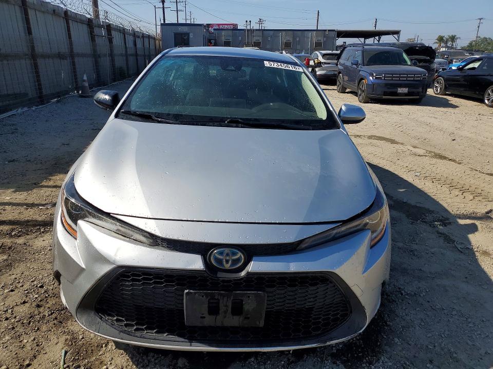 2020 Toyota Corolla VIN JTDEBRBE4LJ027603 COPART salvage auction — SIDE, Salvage Title, sold $4,000 on 2026-07-26 (photo 5)