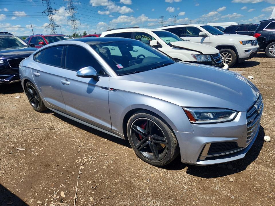 2018 Audi VIN WAUB4CF55JA012347 COPART salvage auction — MINOR DENT/SCRATCHES, Il - Certificate Of Title (P), sold $13,200 on 2026-07-28 (photo 4)