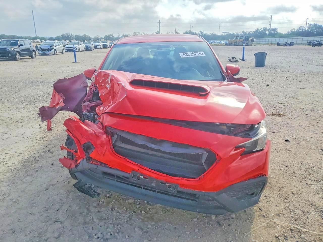 2022 Subaru Wrx VIN JF1VBAF67N9007439 COPART salvage auction — Front End, TX - CERTIFICATE OF TITLE (P), sold $6,200 on 2026-09-03 (photo 5)