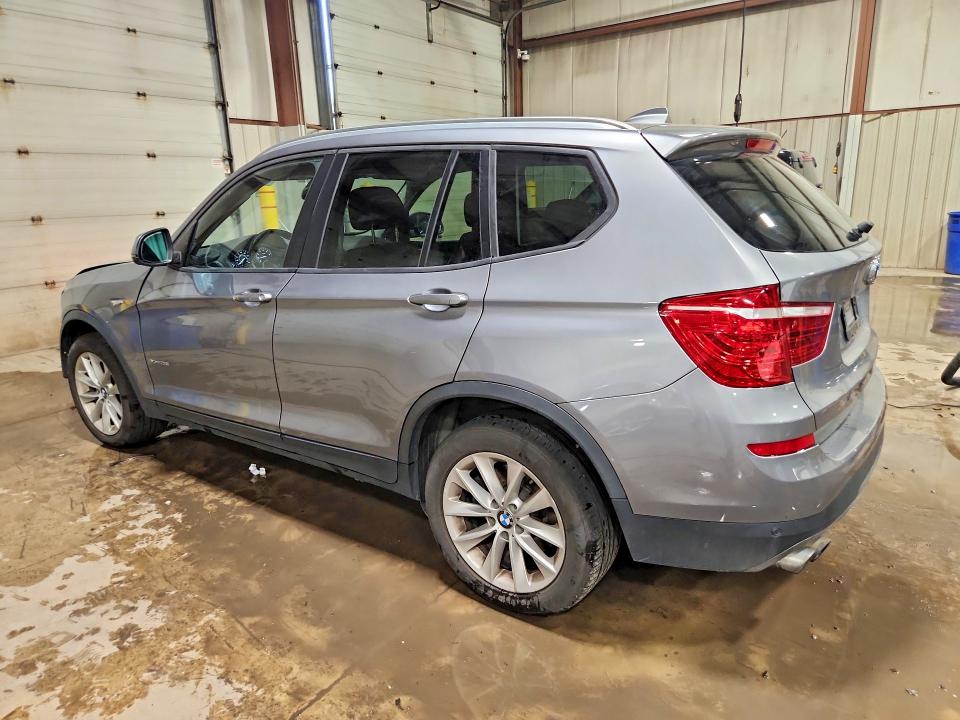 2016 BMW X3 VIN 5UXWX9C56G0D88770 COPART salvage auction — FRONT END, Pa - Certificate Of Salvage, sold $1,200 on 2026-07-17 (photo 2)