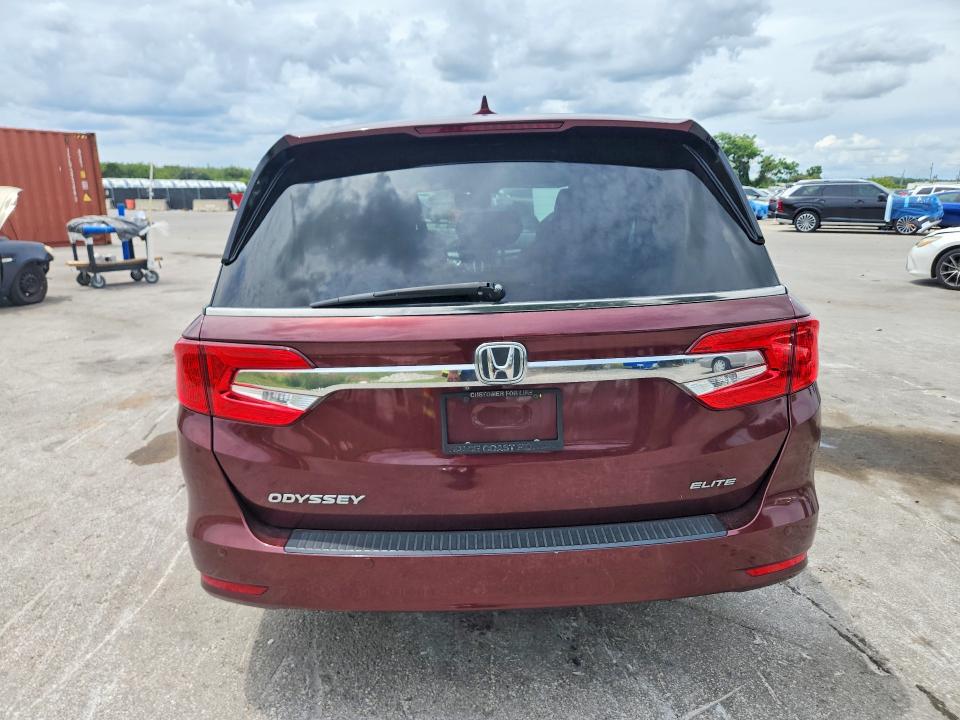2019 Honda Odyssey VIN 5FNRL6H97KB059975 COPART salvage auction — FRONT END, Fl - Cert Of Title Slvg Rebuildable, sold $6,500 on 2026-07-02 (photo 6)