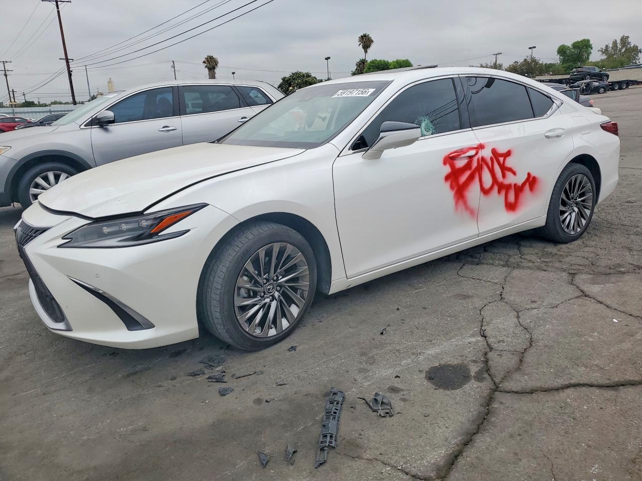 2025 Lexus ES 300h VIN 58AEA1C17SU062752 — COPART salvage auction photo