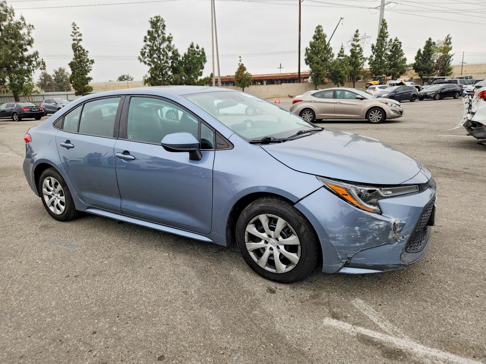 2020 Toyota Corolla VIN 5YFEPRAE9LP049868 COPART salvage auction — SIDE, CA - SALVAGE CERTIFICATE, sold $150 on 2026-07-21 (photo 4)