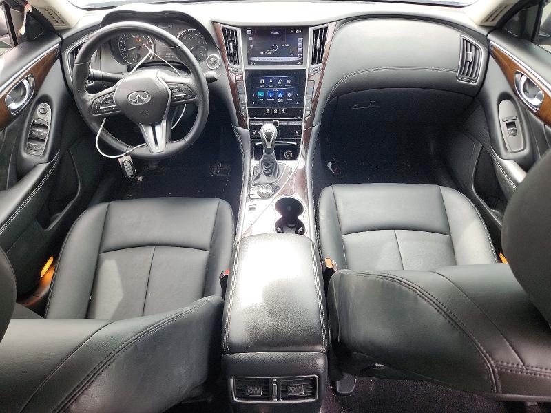 2018 Infiniti Q50 VIN JN1EV7AP3JM360274 COPART salvage auction — FRONT END, FL - CERT OF TITLE SLVG REBUILDABLE, sold $15 on 2026-07-27 (photo 8)