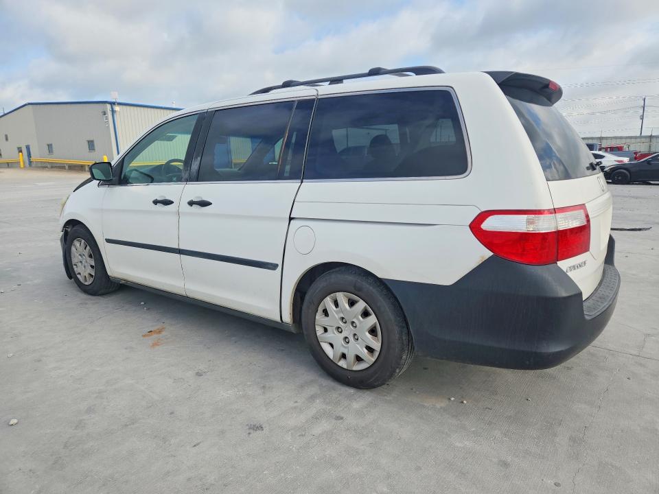 2007 Honda Odyssey VIN 5FNRL38297B004680 COPART salvage auction — FRONT END, Tx - Salvage Vehicle Title, sold $375 on 2026-07-02 (photo 2)