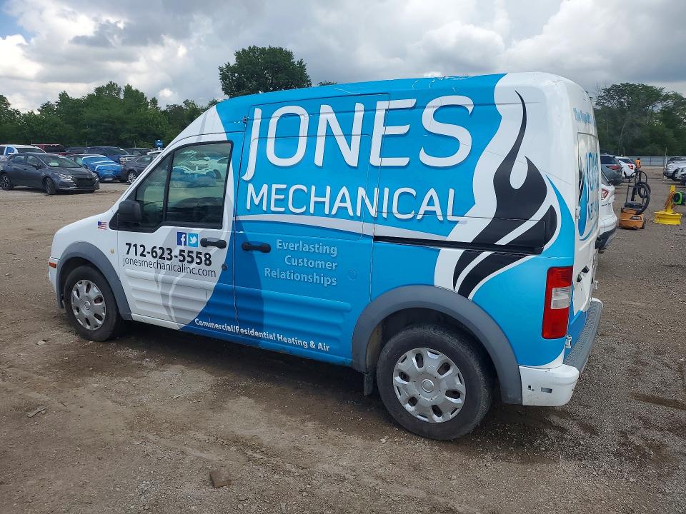 2013 Ford Transit connect VIN NM0LS7BN5DT165827 COPART salvage auction — HAIL, Ia - Cert Of Title-Salvage Title, sold $325 on 2026-07-31 (photo 2)