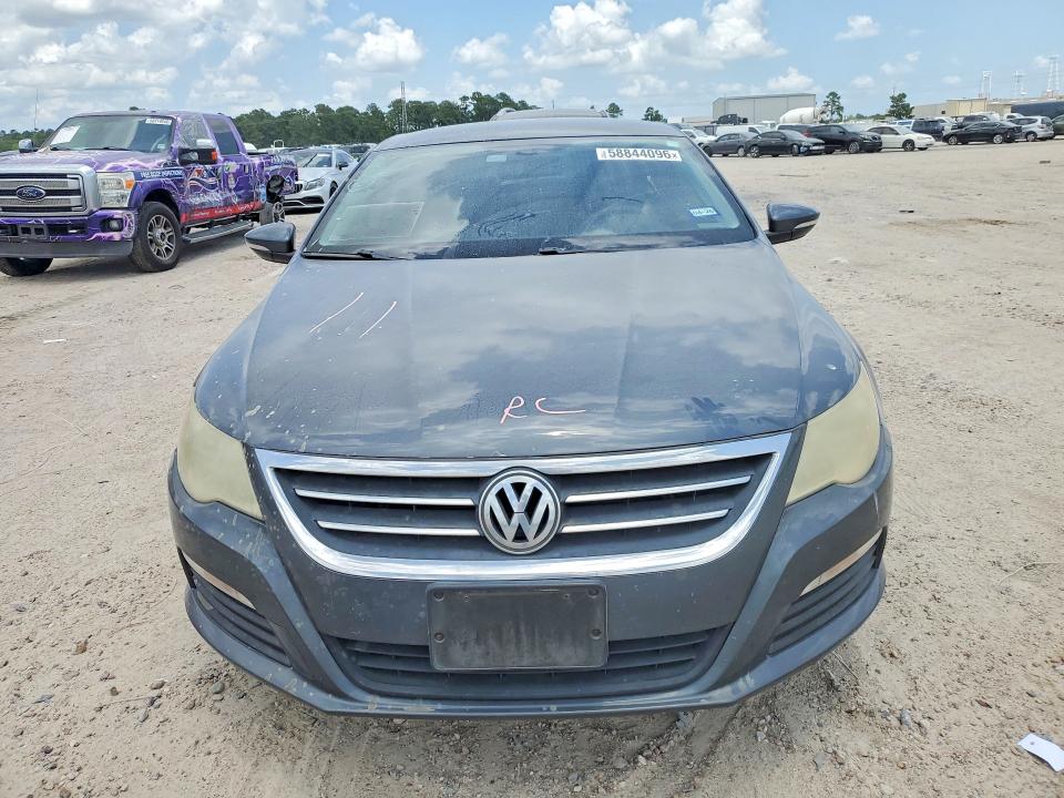2012 Volkswagen Passat cc VIN WVWMN7AN2CE514977 COPART salvage auction — REAR END, Tx - Salvage Vehicle Title, sold $750 on 2026-07-07 (photo 5)