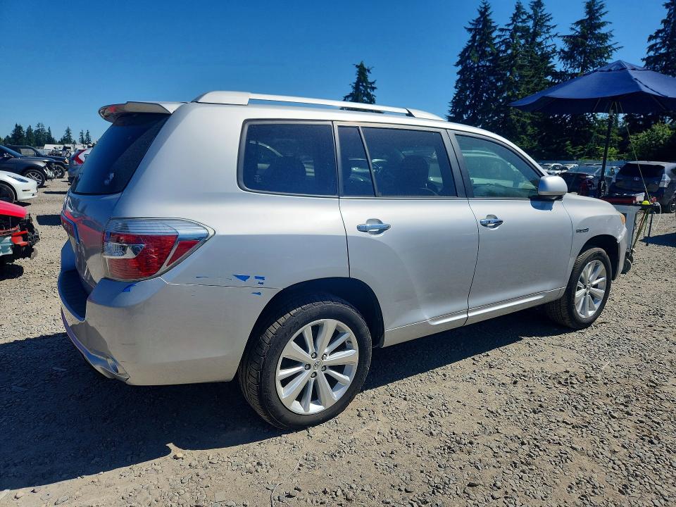 2010 Toyota Highlander hybrid VIN JTEBW3EH4A2043054 COPART salvage auction — FRONT END, Wa - Cert Of Ownership-Rebuilt, sold $1,600 on 2026-07-10 (photo 3)
