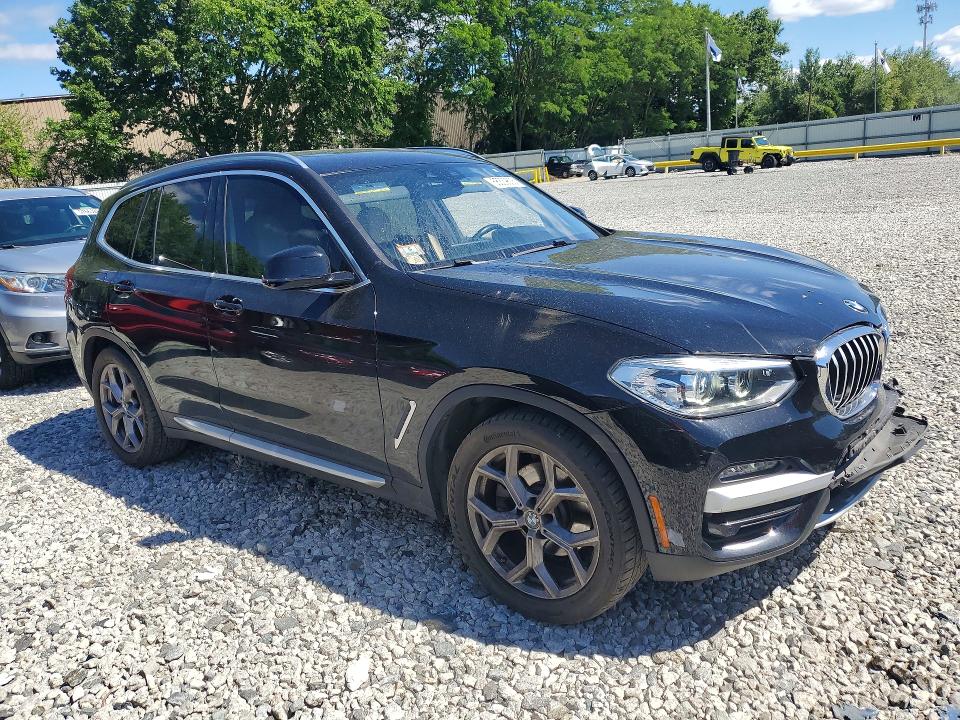 2020 BMW X3 VIN 5UXTY5C02L9B34704 COPART salvage auction — FRONT END, Ma - Cert Of Title-Salvage, sold $9,200 on 2026-07-08 (photo 4)