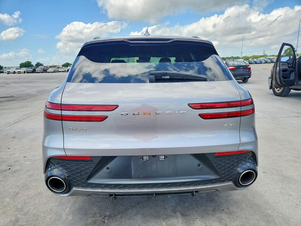 2022 Genesis Gv70 VIN KMUMADTB3NU036670 COPART salvage auction — WATER/FLOOD, La - Cert Of Title-Salvage Flood, sold $10,300 on 2026-07-22 (photo 6)