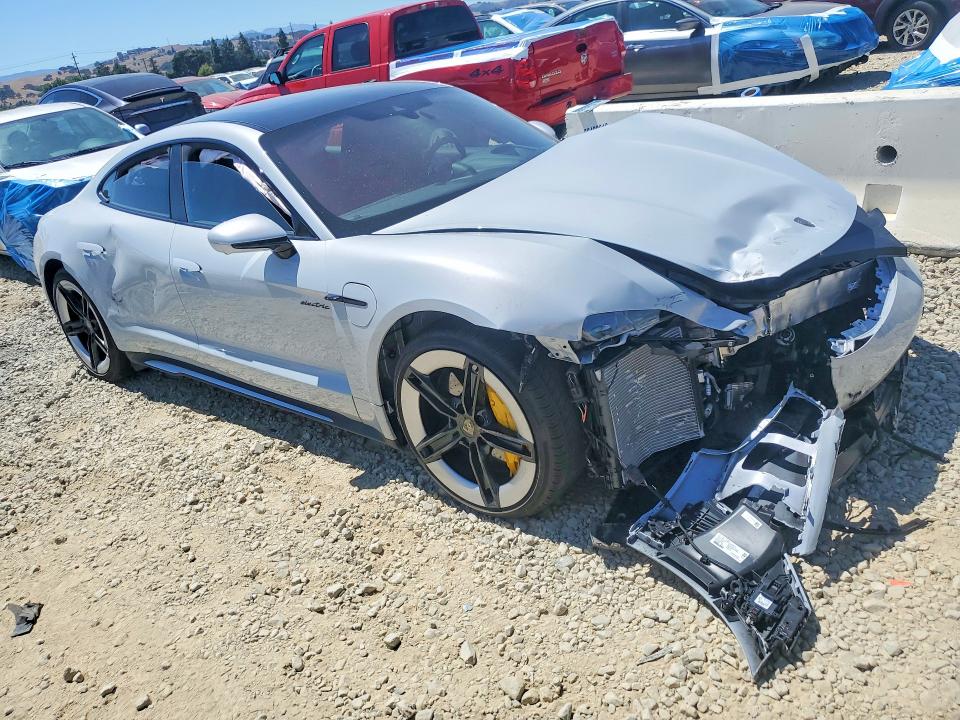 2025 Porsche VIN WP0AC2Y18SSA55567 COPART salvage auction — FRONT END, Ca - Salvage Certificate, sold $56,000 on 2026-08-11 (photo 4)