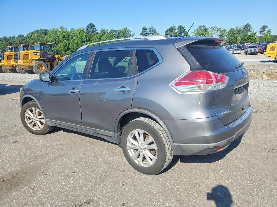 2016 Nissan Rogue VIN KNMAT2MV8GP653853 COPART salvage auction — MECHANICAL, Nc - Dealer Only Clean Title, sold $900 on 2026-07-09 (photo 2)