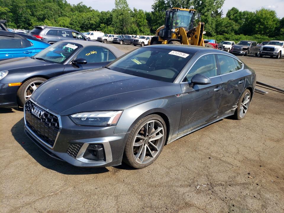2023 Audi VIN WAUFACF57PA024275 COPART salvage auction — SIDE, Ct - Cert Of Title-Salvage, sold $11,200 on 2026-07-17 (photo 1)