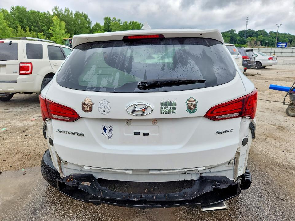 2017 Hyundai VIN 5XYZT3LB0HG436009 COPART salvage auction — REAR END, Ky - Bill Of Sale/Part Only/No Titl, sold $1,950 on 2026-07-09 (photo 6)