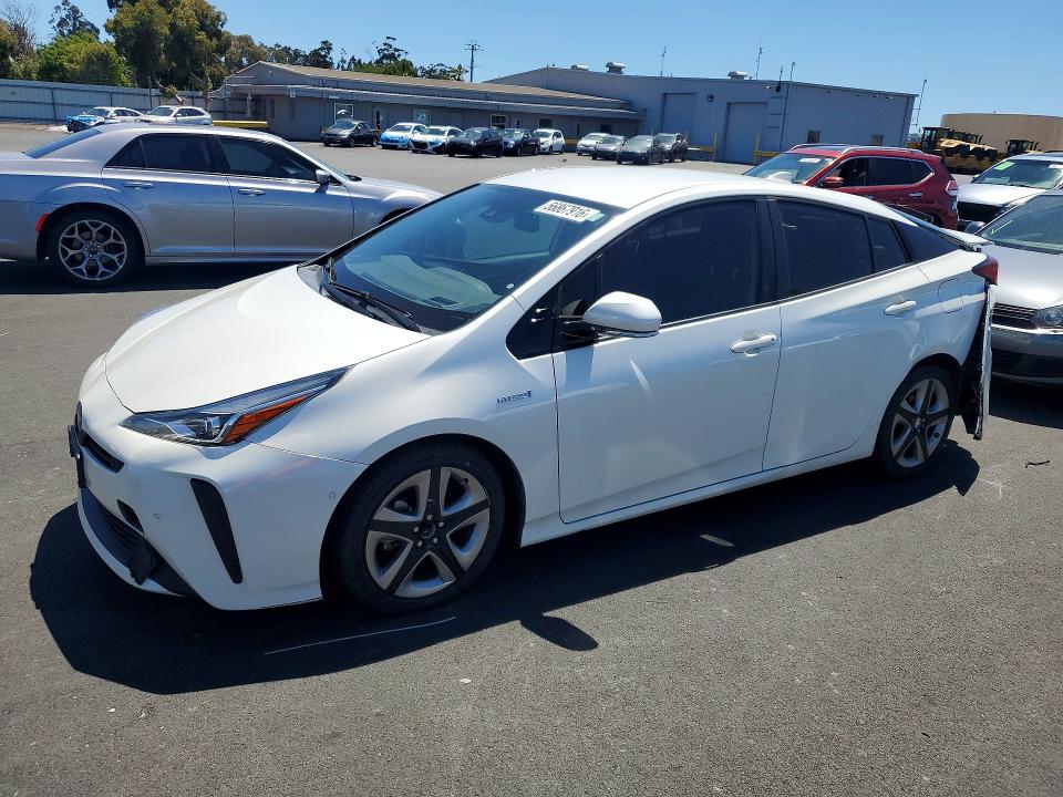 2019 Toyota Prius VIN JTDKARFU2K3093478 COPART salvage auction — REAR END, Ca - Salvage Certificate, sold $6,000 on 2026-07-13 (photo 1)
