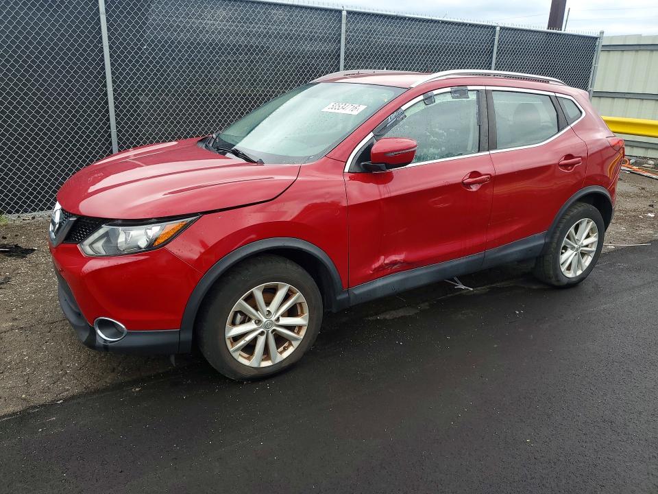 2017 Nissan Rogue sport VIN JN1BJ1CRXHW132622 COPART salvage auction — SIDE, MI - CERTIFICATE OF TITLE, sold $2,250 on 2026-07-17 (photo 1)