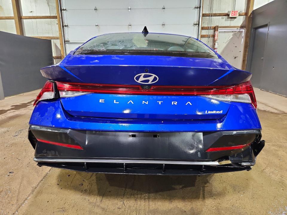 2025 Hyundai Elantra VIN KMHLP4DG4SU864340 COPART salvage auction — ROLLOVER, OH - BILL OF SALE-PARTS ONLY (P), sold $2,050 on 2026-07-11 (photo 6)
