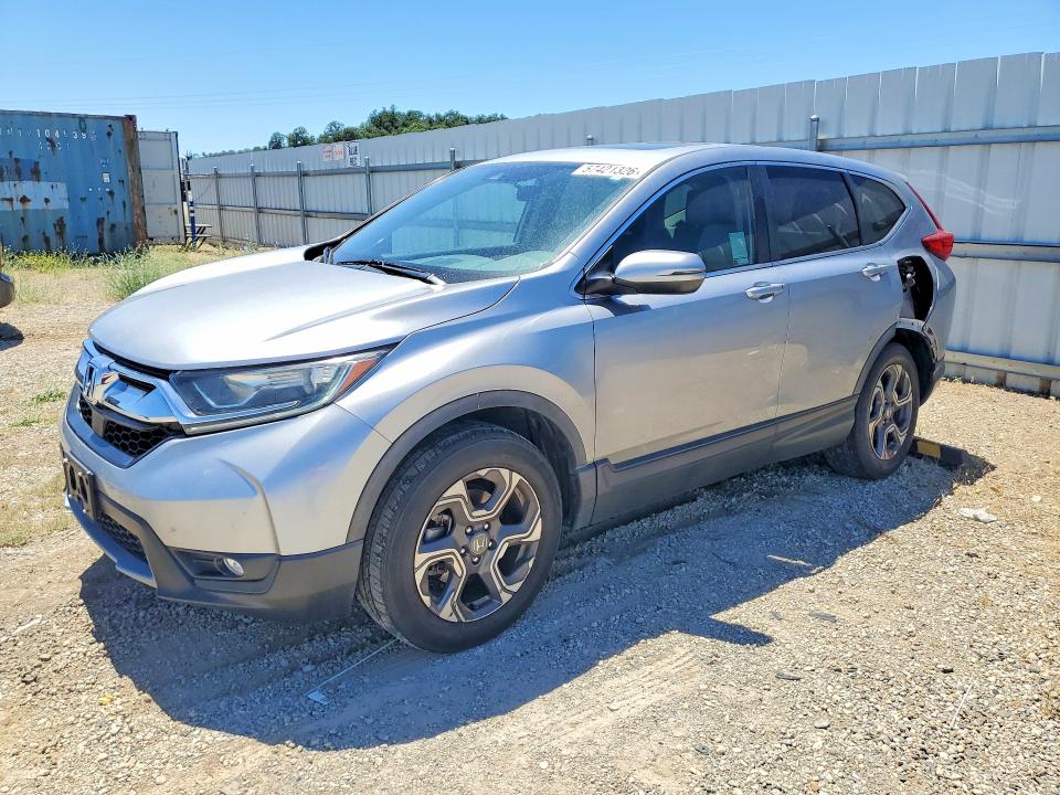 2018 Honda Cr-v VIN 7FARW2H51JE035087 COPART salvage auction — SIDE, CA - SALVAGE CERTIFICATE, sold $7,900 on 2026-07-31 (photo 1)