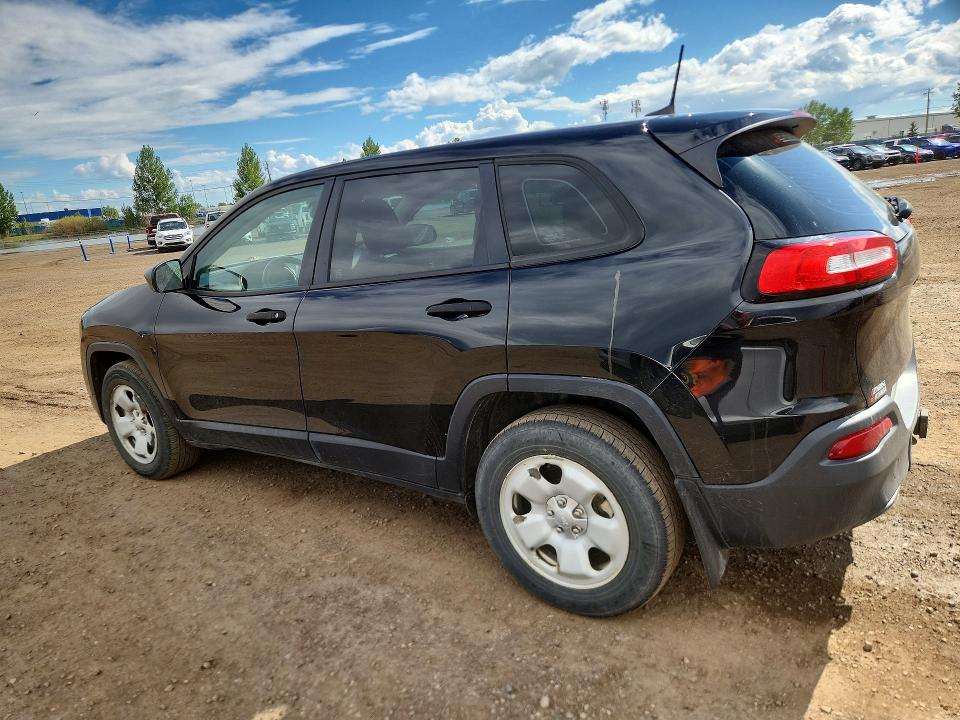 2016 Jeep Cherokee VIN 1C4PJMAB7GW256145 COPART salvage auction — HAIL, Ab - Bos - Active, sold $2,200 on 2026-07-03 (photo 2)