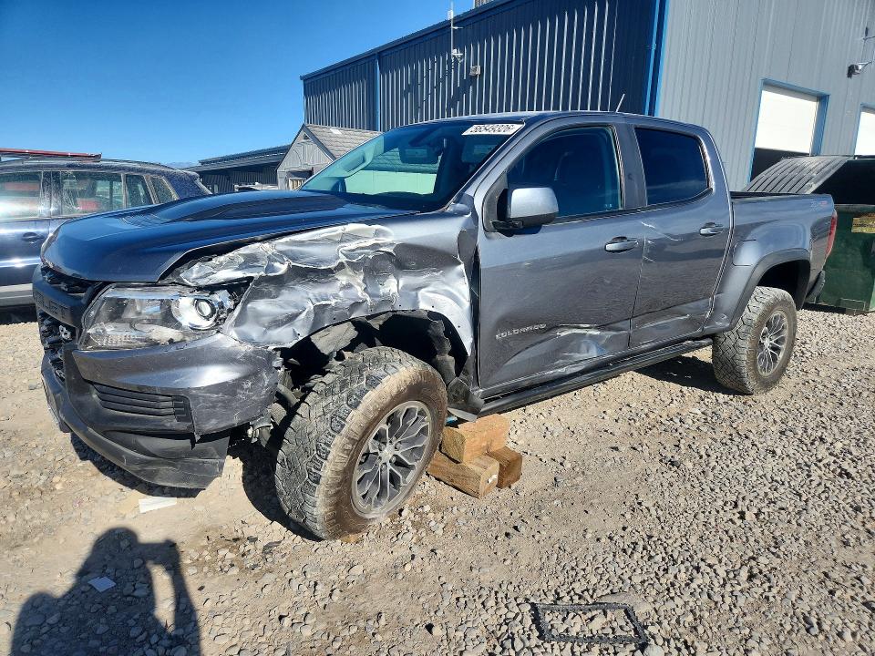 2021 Chevrolet Colorado VIN 1GCGTEEN5M1255279 — COPART salvage auction photo