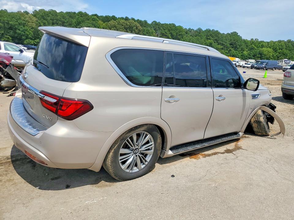 2018 Infiniti VIN JN8AZ2NFXJ9663175 COPART salvage auction — FRONT END, La - Certificate Of Title, sold $6,100 on 2026-07-31 (photo 3)