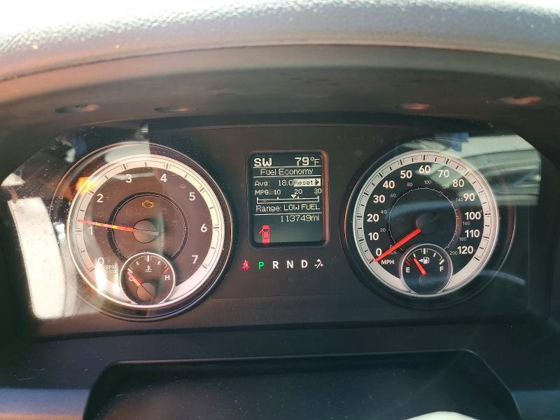 2014 Ram 1500 VIN 1C6RR7KT9ES276404 COPART salvage auction — FRONT END, Md - Cert Of Salvage > 75% Damage, sold $3,500 on 2026-07-02 (photo 9)