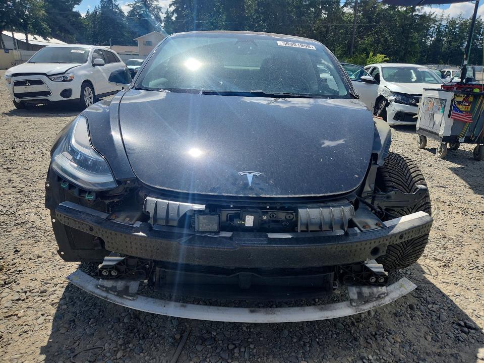 2018 Tesla Model 3 VIN 5YJ3E1EB4JF110843 COPART salvage auction — FRONT END, Wa - Bill Of Sale, sold $7,000 on 2026-07-07 (photo 5)