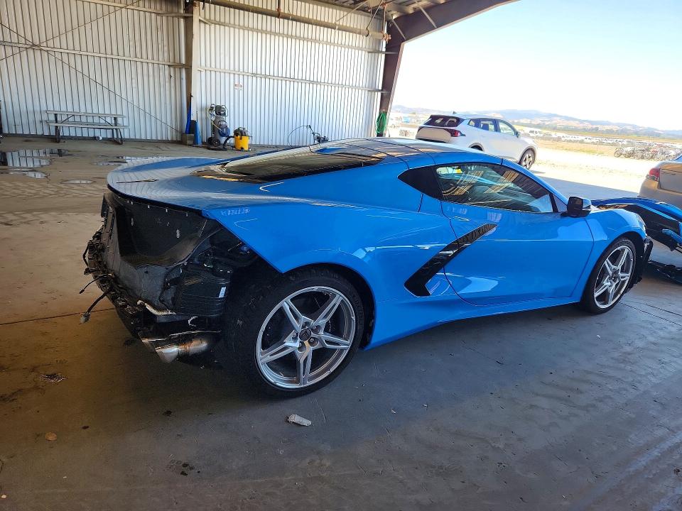 2025 Chevrolet Corvette stingray VIN 1G1YA2D46S5105116 COPART salvage auction — FRONT END, Ca - Salvage Certificate, sold $37,000 on 2026-07-20 (photo 3)