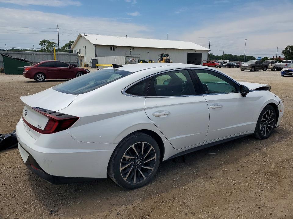 2020 Hyundai Sonata VIN 5NPEJ4J23LH016579 COPART salvage auction — FRONT END, Ia - Cert Of Title-Salvage Title, sold $4,500 on 2026-07-17 (photo 3)