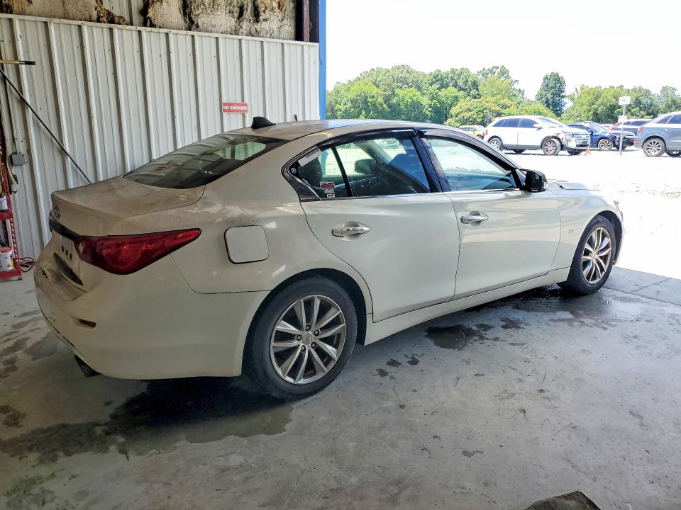 2015 Infiniti Q50 VIN JN1BV7AR8FM394397 COPART salvage auction — MINOR DENT/SCRATCHES, NC - DEALER ONLY CLEAN TITLE, sold $200 on 2026-07-21 (photo 3)