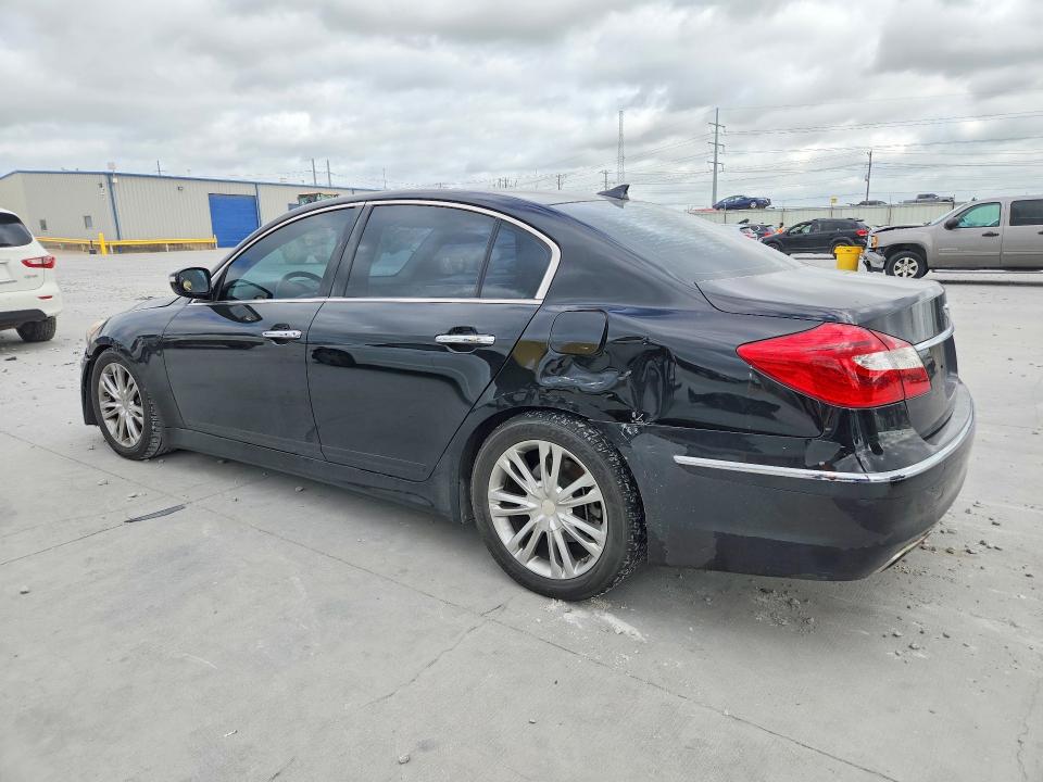 2013 Hyundai Genesis VIN KMHGC4DD6DU256681 COPART salvage auction — FRONT END, Tx - Certificate Of Title, sold $650 on 2026-07-21 (photo 2)