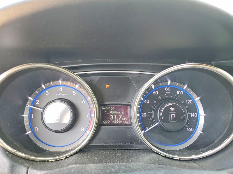 2012 Hyundai Sonata VIN 5NPEC4AC4CH461612 COPART salvage auction — HAIL, Ia - Salvage W/Salvage History, sold $80 on 2026-07-29 (photo 9)