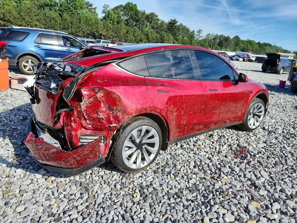 2026 Tesla VIN 7SAYGDED8TA445450 COPART salvage auction — REAR END, Ga - Cert Of Title-Salvage, sold $3,150 on 2026-07-23 (photo 3)