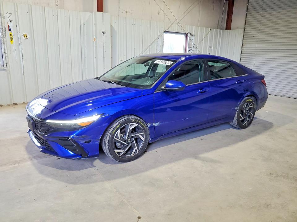 2025 Hyundai Elantra VIN KMHLS4DG7SU897332 COPART salvage auction — FRONT END, IL - CERTIFICATE OF TITLE (P), sold $12,000 on 2026-07-16 (photo 1)