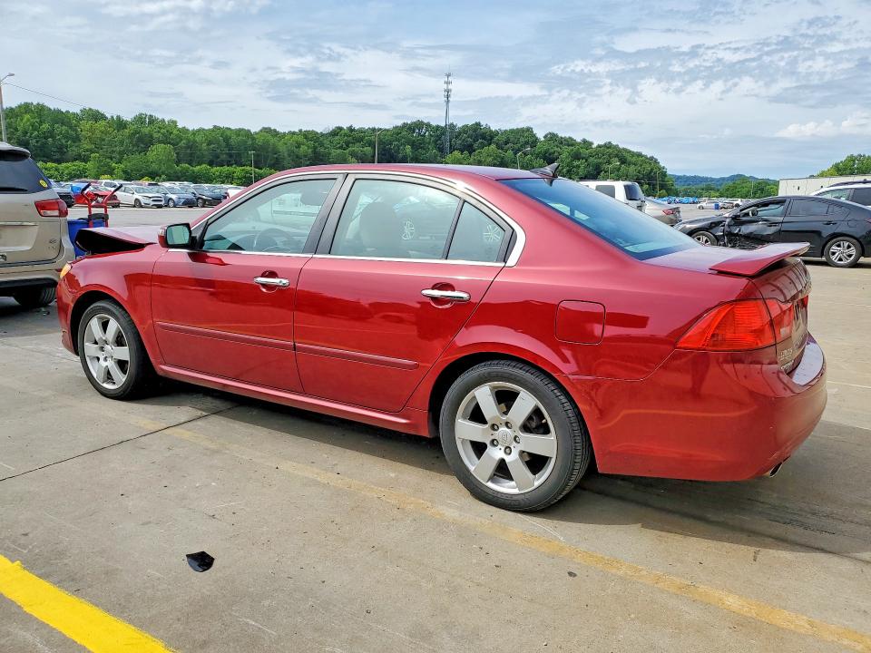 2009 Kia Optima VIN KNAGE224495288887 COPART salvage auction — FRONT END, Ky - Cert Of Title-Salvage, sold $2,300 on 2026-07-27 (photo 2)