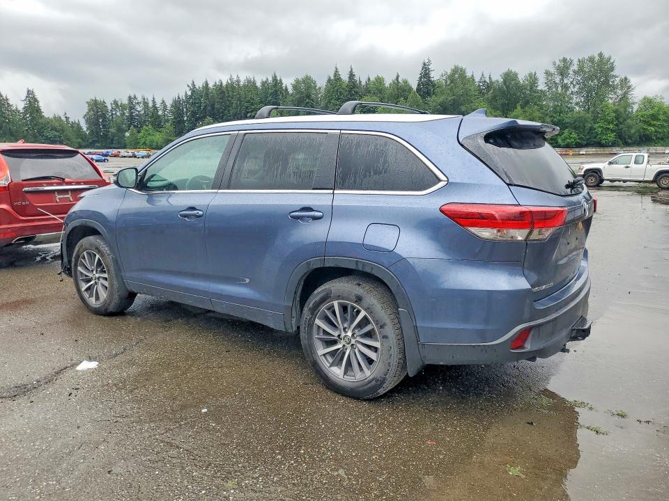 2018 Toyota Highlander VIN 5TDJZRFH2JS820073 COPART salvage auction — FRONT END, Wa - Bill Of Sale, sold $9,400 on 2026-07-06 (photo 2)