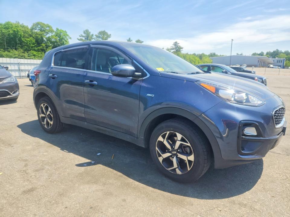 2021 Kia Sportage VIN KNDPMCAC8M7887860 COPART salvage auction — REAR END, Ri - Salvage Certificate Of Title, sold $4,150 on 2026-07-30 (photo 4)