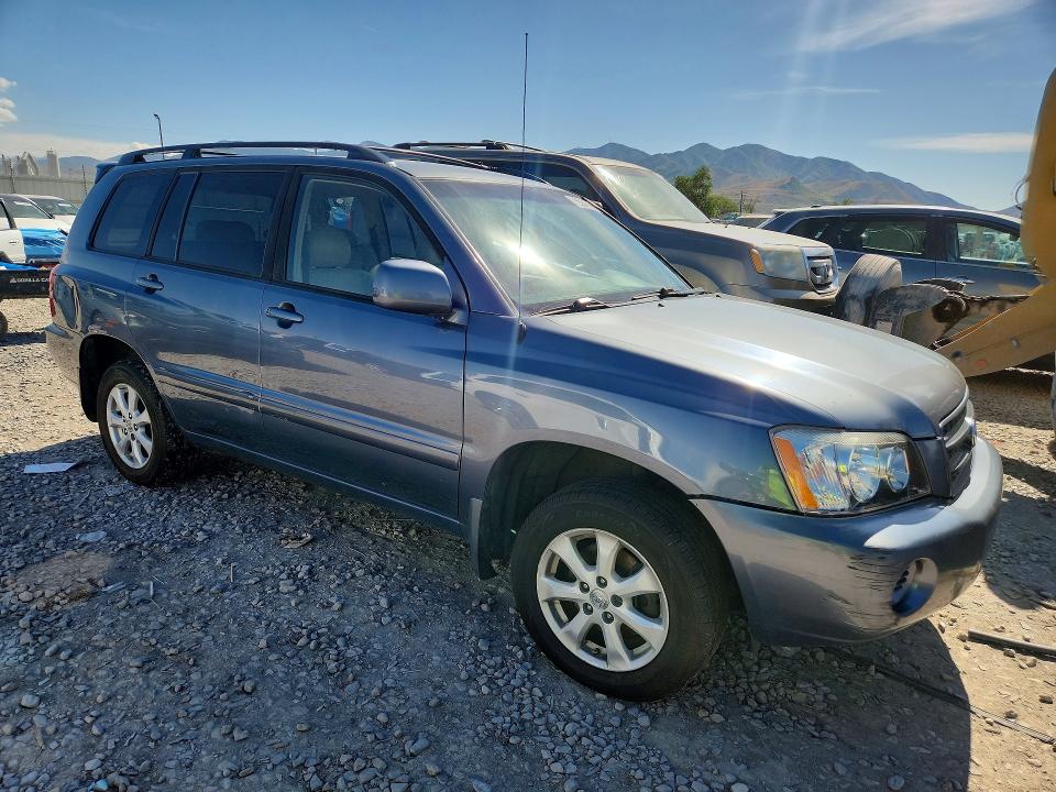 2003 Toyota Highlander VIN JTEHD21A230025122 COPART salvage auction — MINOR DENT/SCRATCHES, Ut - Certificate Of Title (P), sold $425 on 2026-07-17 (photo 4)