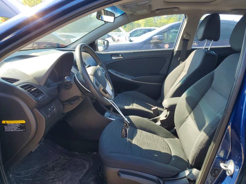 2016 Hyundai Accent VIN KMHCT5AE3GU270365 COPART salvage auction — REAR END, On - Permit Salvage, sold $1,550 on 2026-07-21 (photo 7)