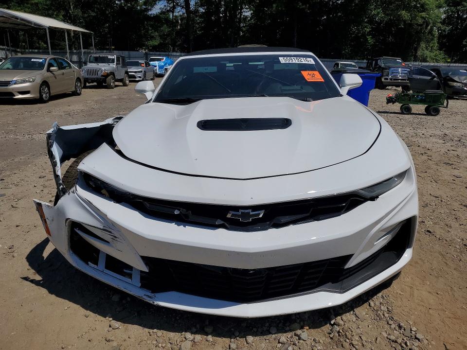 2021 Chevrolet Camaro VIN 1G1FH3D79M0132362 COPART salvage auction — FRONT END, GA - CERT OF TITLE-SALVAGE, sold $12,000 on 2026-07-31 (photo 5)