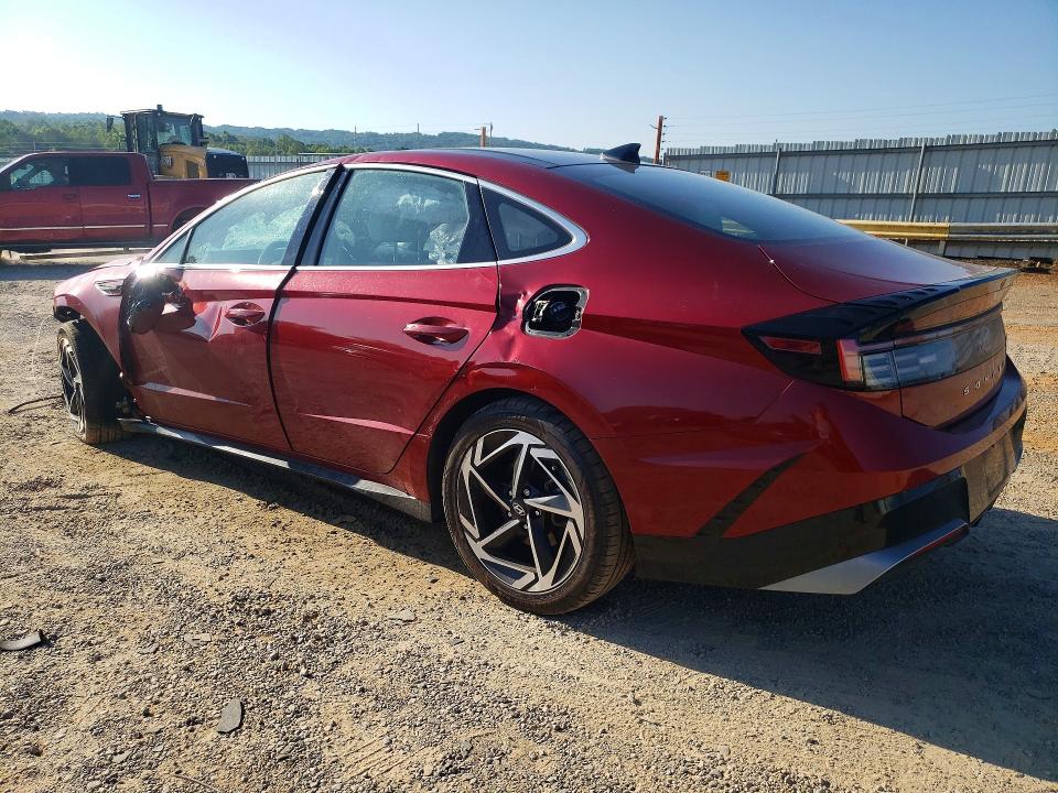 2025 Hyundai Sonata VIN KMHL14JA4SA431376 COPART salvage auction — ROLLOVER, Va - Cert Of Title - Salvage, sold $100 on 2026-07-24 (photo 2)