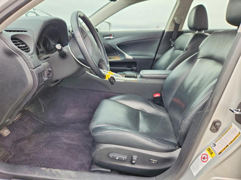 2010 Lexus Is VIN JTHBE5C25A5024379 COPART salvage auction — FRONT END, Ca - Salvage Certificate, sold $1,150 on 2026-07-09 (photo 7)