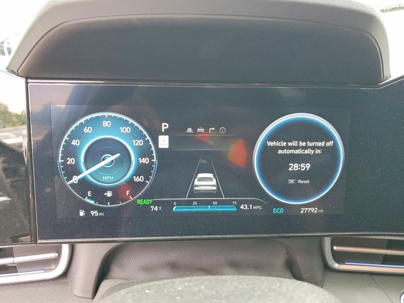 2024 Hyundai Elantra VIN KMHLM4DJ9RU101163 COPART salvage auction — FRONT END, Wi - Cert Of Title-Salvage Vehicle, sold $5,300 on 2026-07-06 (photo 9)