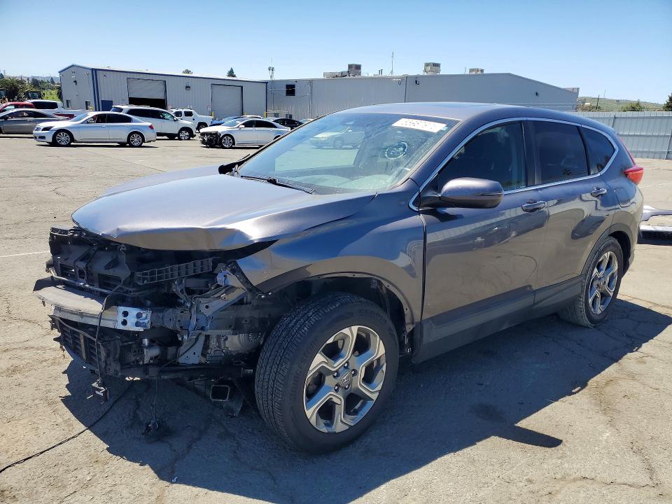 2018 Honda Cr-v VIN 7FARW1H80JE029821 COPART salvage auction — FRONT END, Ca - Salvage Certificate, sold $3,600 on 2026-07-17 (photo 1)