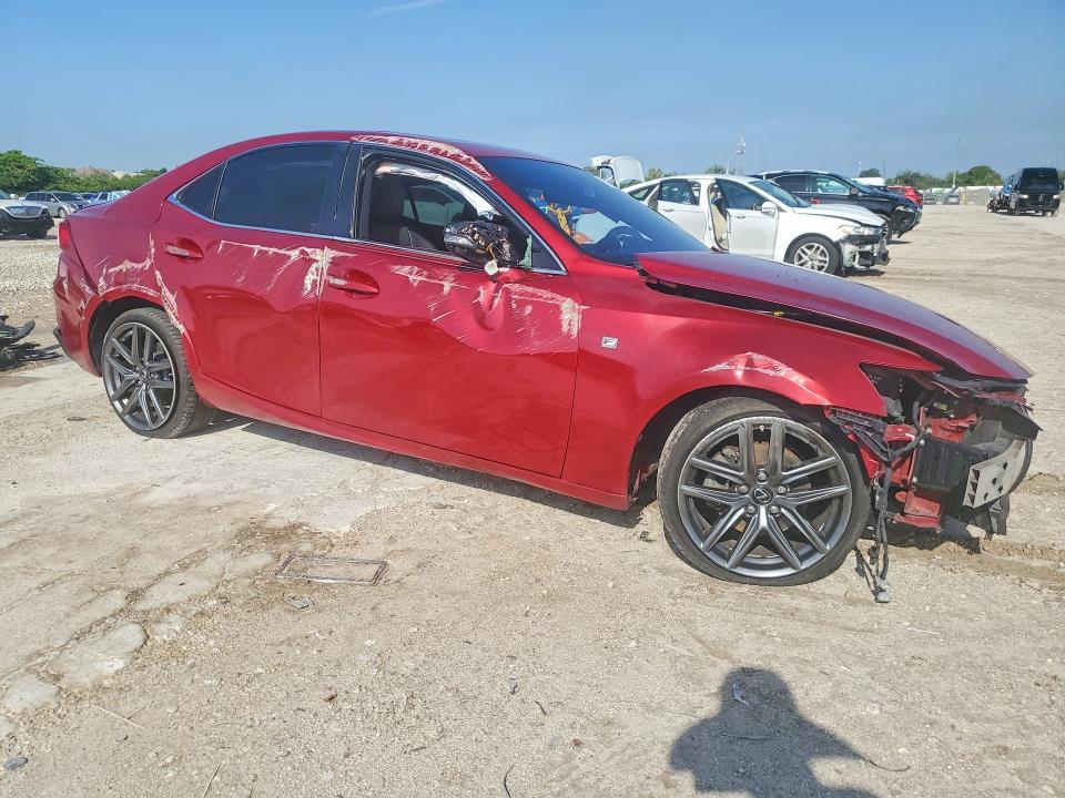 2015 Lexus Is VIN JTHBF1D29F5047403 COPART salvage auction — ROLLOVER, Fl - Cert Of Title Slvg Rebuildable, sold $275 on 2026-07-14 (photo 4)