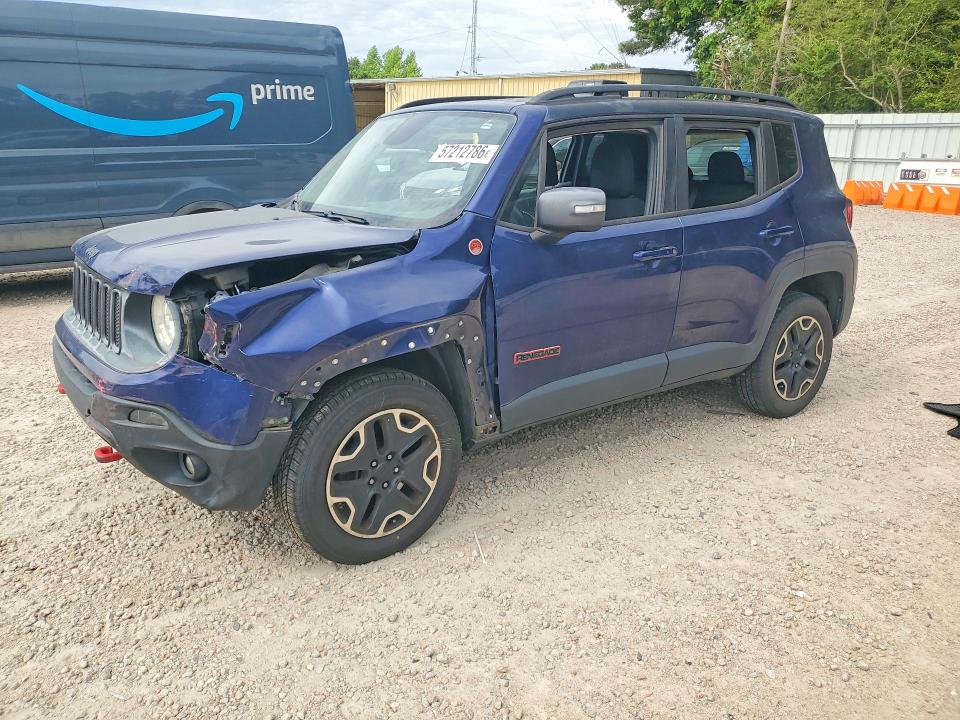 2016 Jeep Renegade VIN ZACCJBCT1GPD13199 COPART salvage auction — FRONT END, Nc - Salvage Certificate Of Title, sold $275 on 2026-07-31 (photo 1)