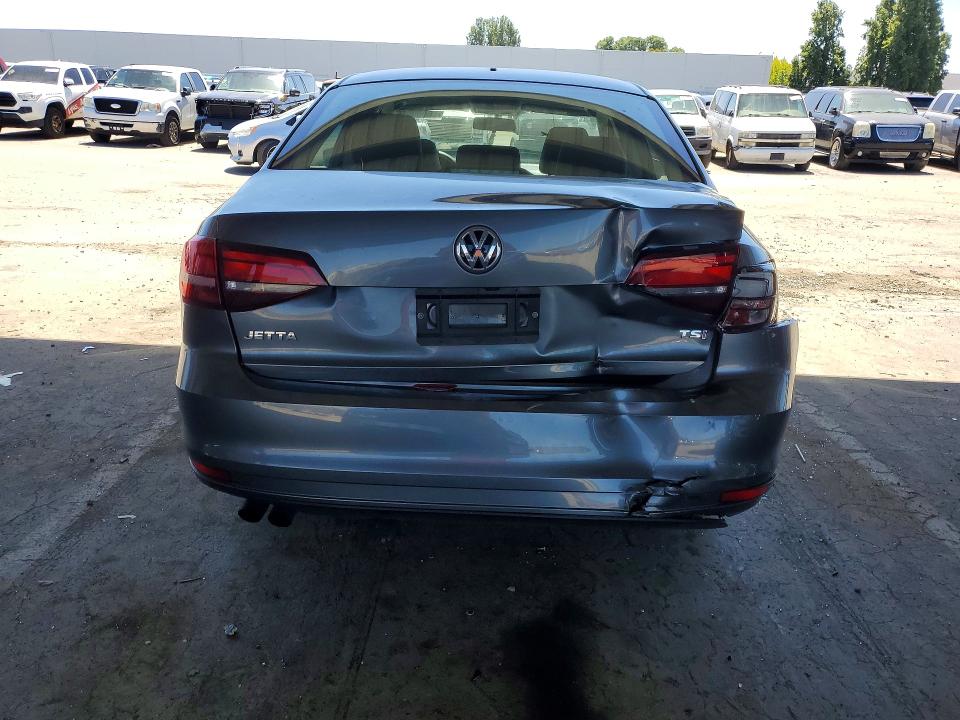 2018 Volkswagen Jetta VIN 3VWDB7AJ9JM238324 COPART salvage auction — REAR END, Ca - Salvage Certificate, sold $3,500 on 2026-07-02 (photo 6)